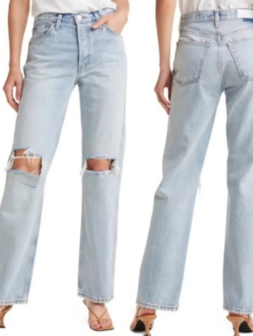 Re/Done 90s High Rise Loose Jeans - Picture 3 of 11